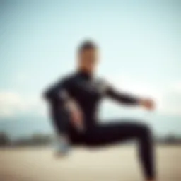 Innovative sportswear design showcasing functionality