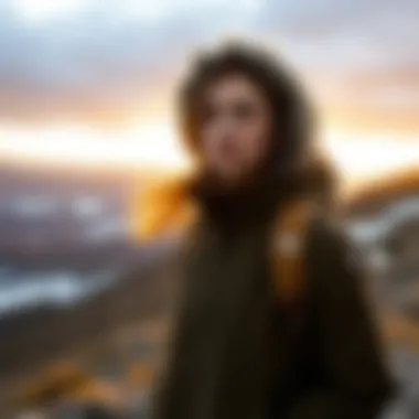 Girl exploring outdoors in a cozy coat