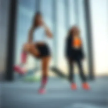 Trendy Nike shoe models for active girls