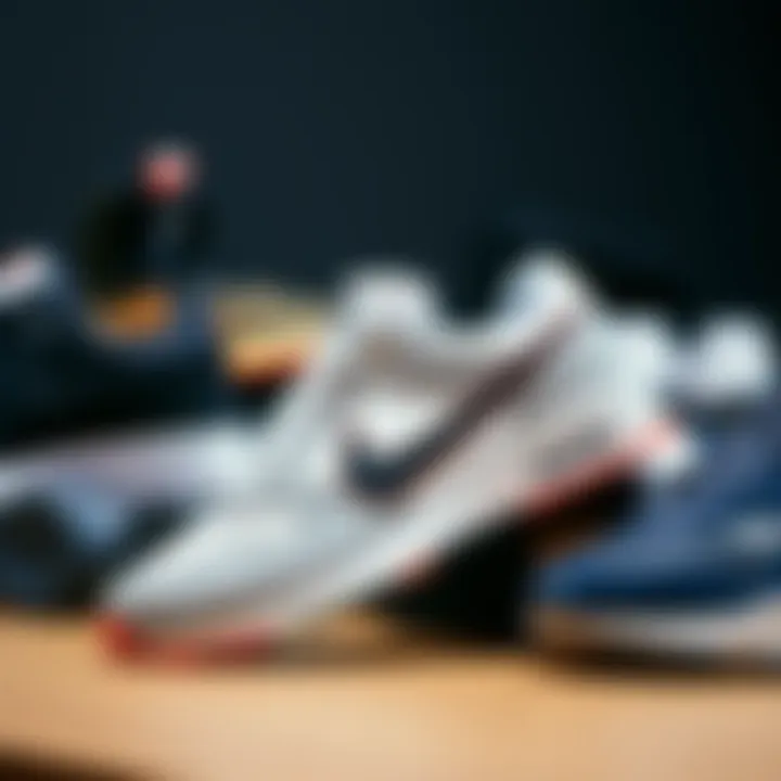 A variety of Nike shoes emphasizing versatility