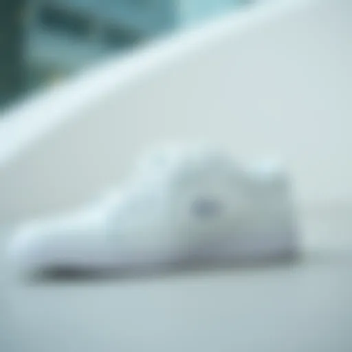 Lacoste white footwear showcasing modern design