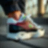 Sophisticated design details of Lacoste L004 sneakers