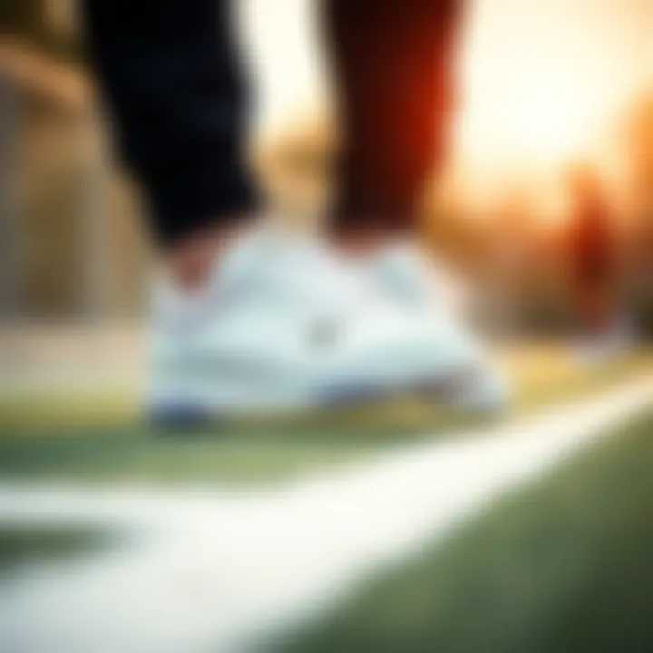 Lacoste shoes showcased in various sports activities