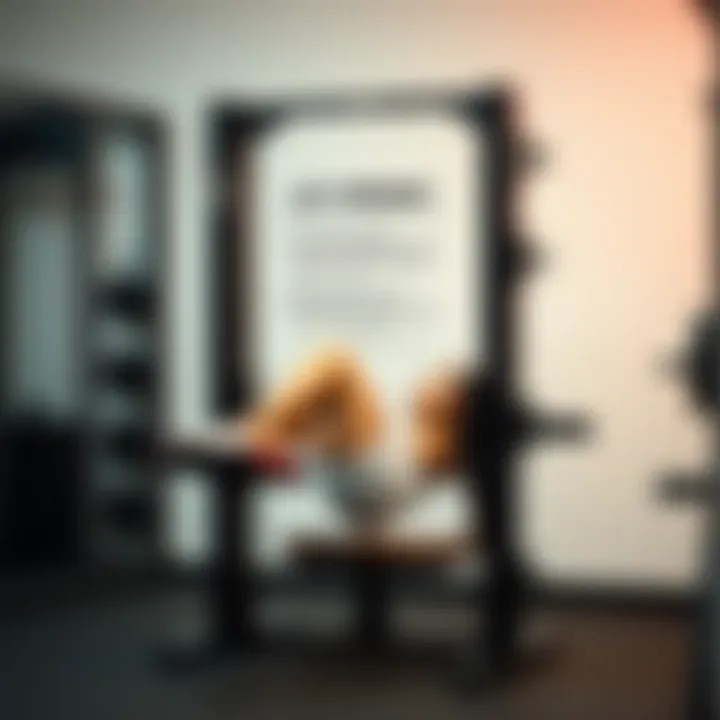 Diagram of leg press machine usage