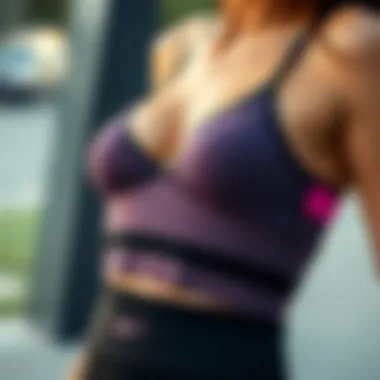 High-quality leggings and sports bras selection