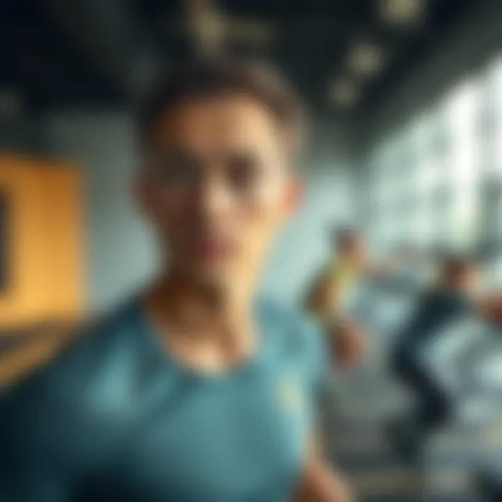 Image showcasing athletes in training scenarios