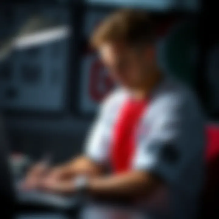 A designer working on the Muşspor jersey highlighting the creative aspects