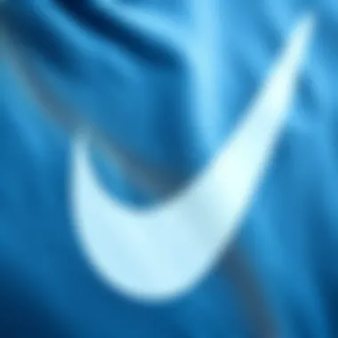 Close-up of Nike Alpha fabric technology highlighting breathability