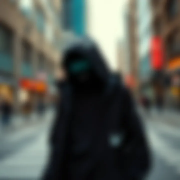 Stylish design of Nike Alpha apparel in an urban setting