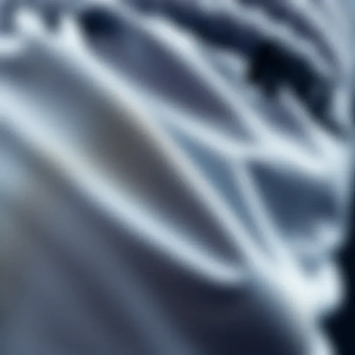 Close-up of Nike shorts fabric texture