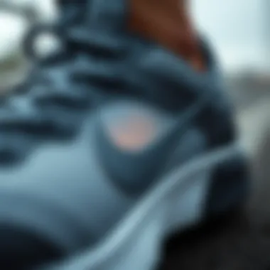 Close-up of Nike Downshifter 9 cushioning technology