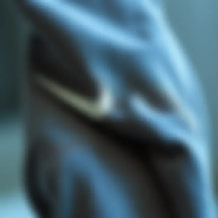 Close-up of Nike jogger fabric showcasing comfort and quality