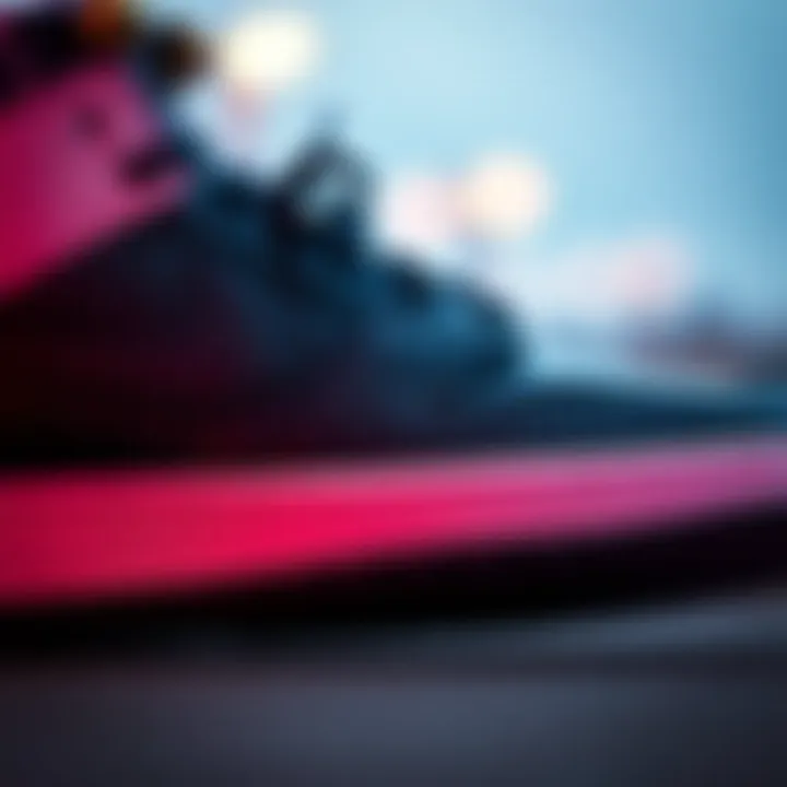 Close-up of the performance features of Nike Jordan Low 1