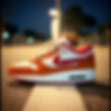 Stylish Nike shoes showcasing retro design