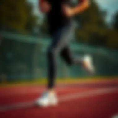 Athletic Performance with Nike Solarsoft Athlete wearing Nike Solarsoft during a running session