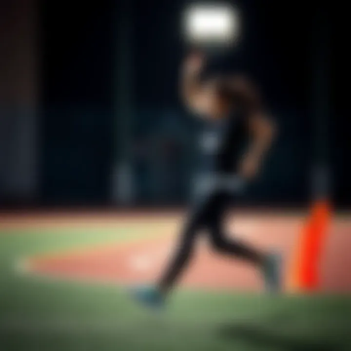 Young athlete wearing Nike Star Runner 2 GS during practice