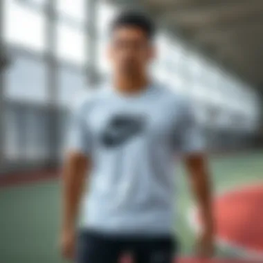 Trendy Nike T-shirt design for fitness enthusiasts