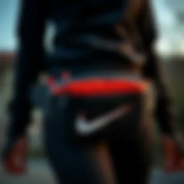 Nike waist bag showcasing versatility in daily activities