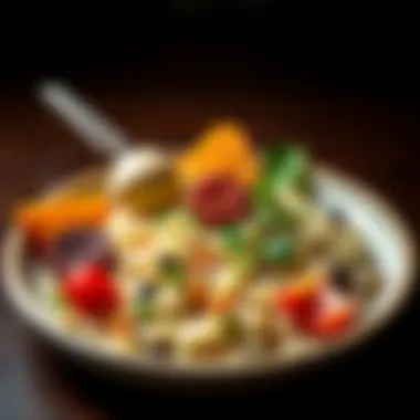 A nutritious meal featuring rice, vegetables, and protein sources