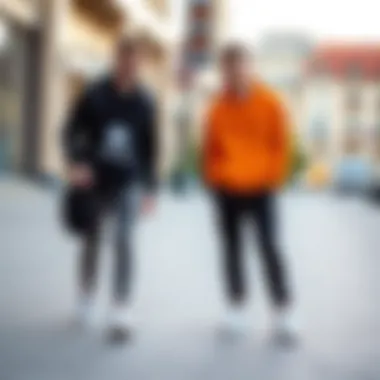 Trendy athletic wear featuring Converse designs