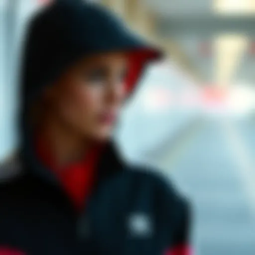 Adidas tracksuit showcasing parachute fabric