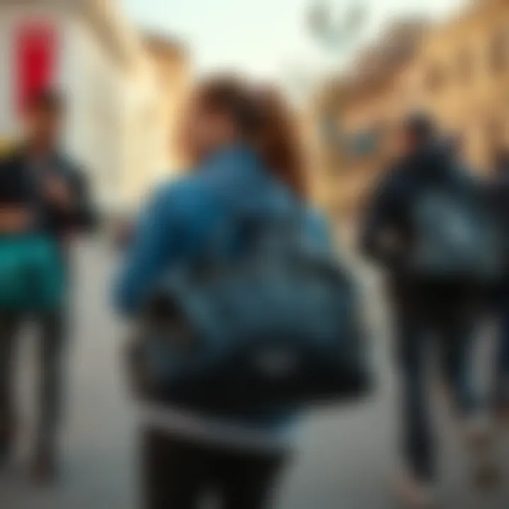 Prada sports bags in various settings demonstrating versatility