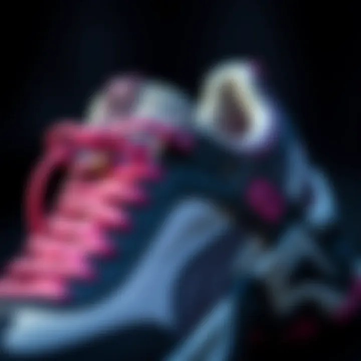 Close-up view highlighting the innovative design details of the Puma 90's Runner Nu Wave