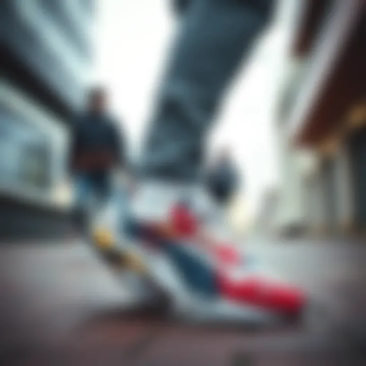 Fashionable street style featuring the Puma 90's Runner Nu Wave in an urban setting