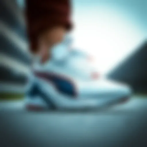 Dynamic view of Puma Axis shoes showcasing their sleek design