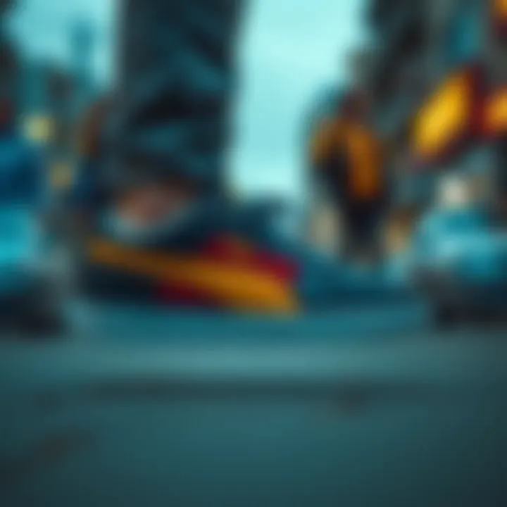 Street style showcasing Puma Dunk as a fashion statement