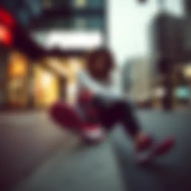 Puma Rebound Joy Beyaz in an urban setting reflecting lifestyle integration