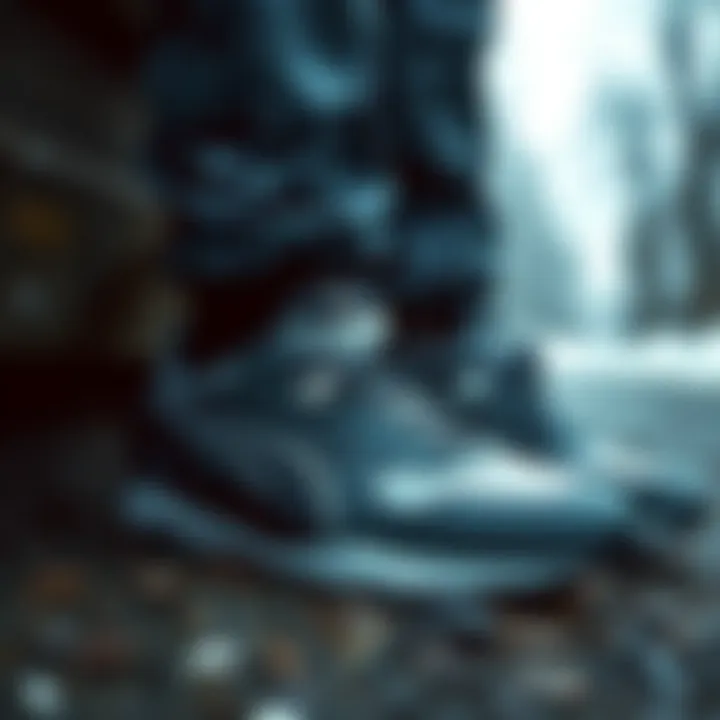 Stylish winter outfit with Puma Twitch Runner Trail shoes