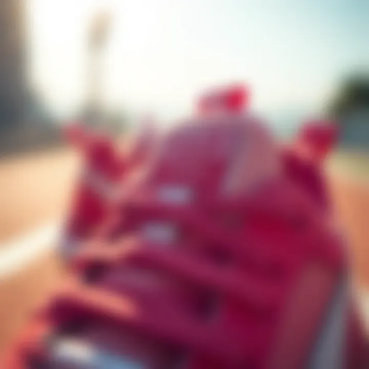 Close-up of the comfort features integrated into the Puma Whirlwind shoes.