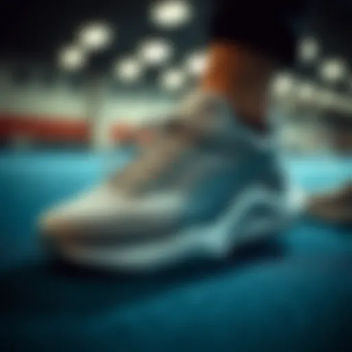 Dynamic Design of Puma Whirlwind Dynamic design of Puma Whirlwind footwear showcasing its unique style.