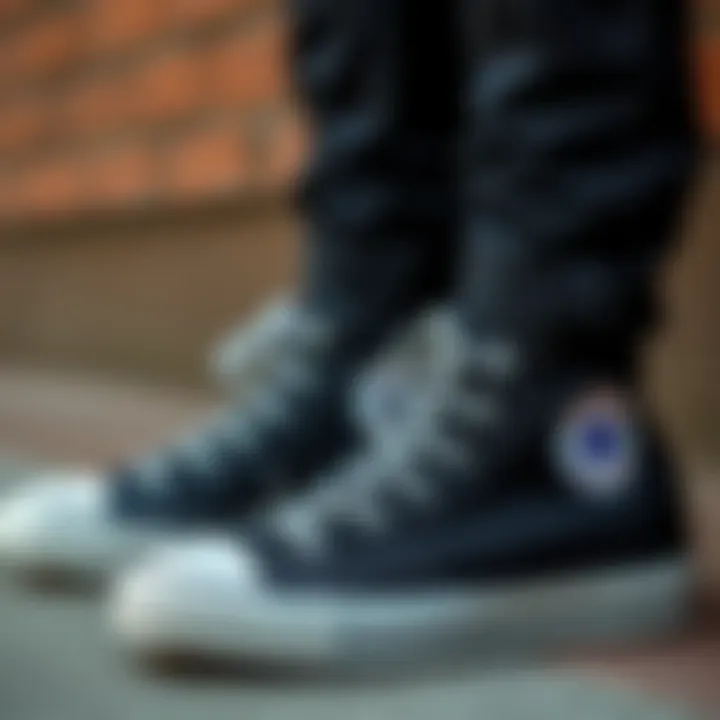 Tips for maintaining and caring for black Converse shoes.