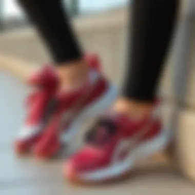 Skechers Escape Plan paired with trendy athletic wear