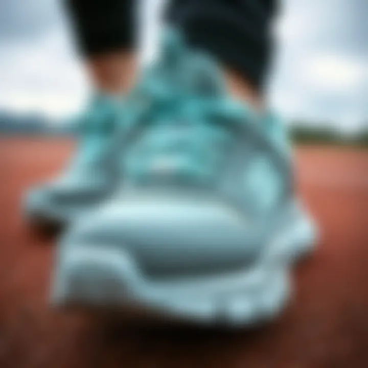 Close-up of the Skechers Escape Plan detailing performance features