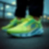 Dynamic footwear design showcasing Skechers innovation