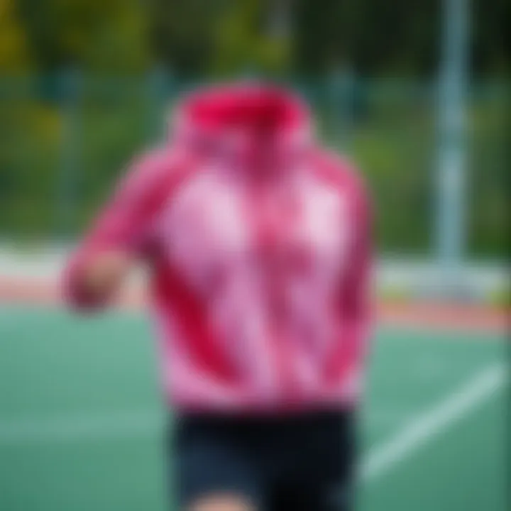 Trendy sports apparel reflecting modern aesthetics