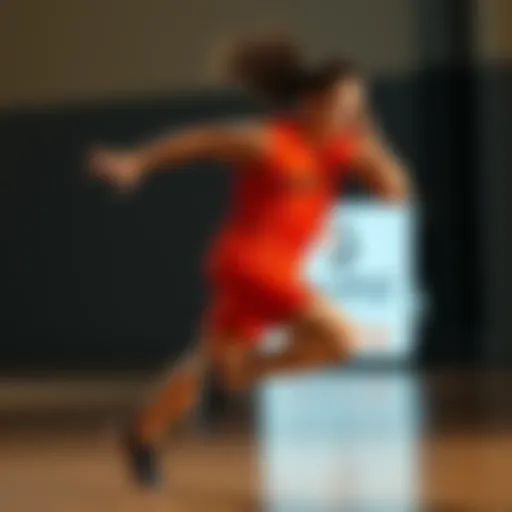 Dynamic movement showcasing athletic style