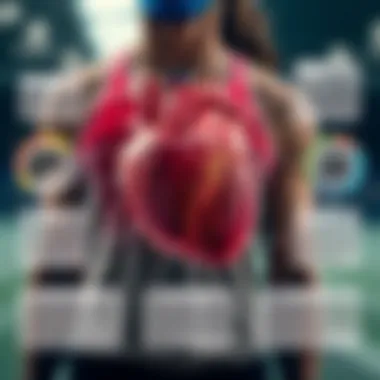 Infographic illustrating common causes of heart palpitations in athletes