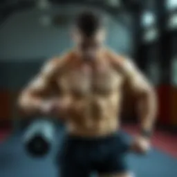 Illustration representing core strength in sports