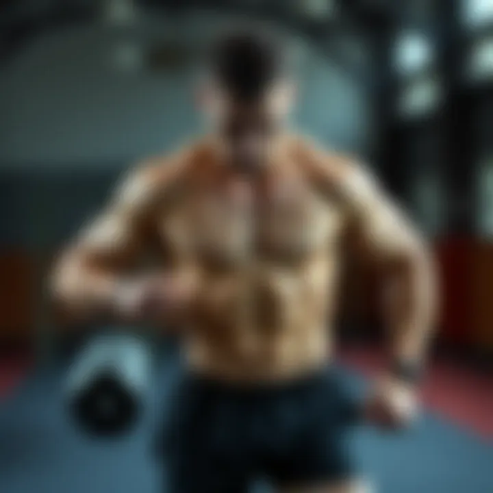 Illustration representing core strength in sports