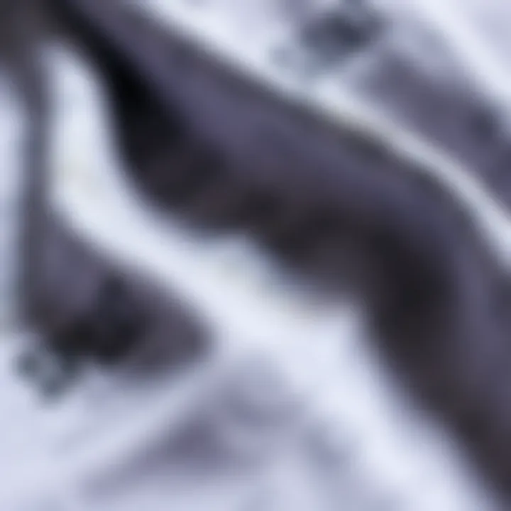 Close-up of quality sportswear fabric