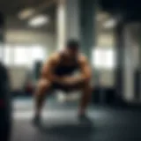 Demonstration of squat technique