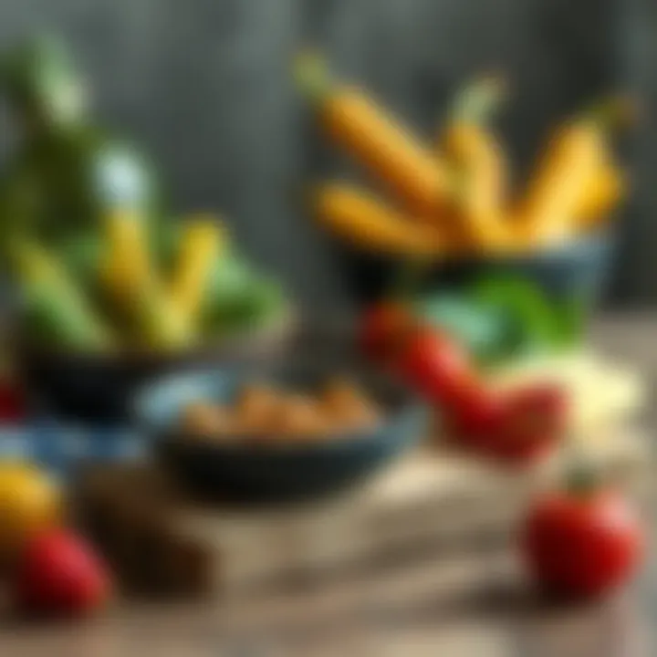 A selection of foods known for their stress-reducing properties