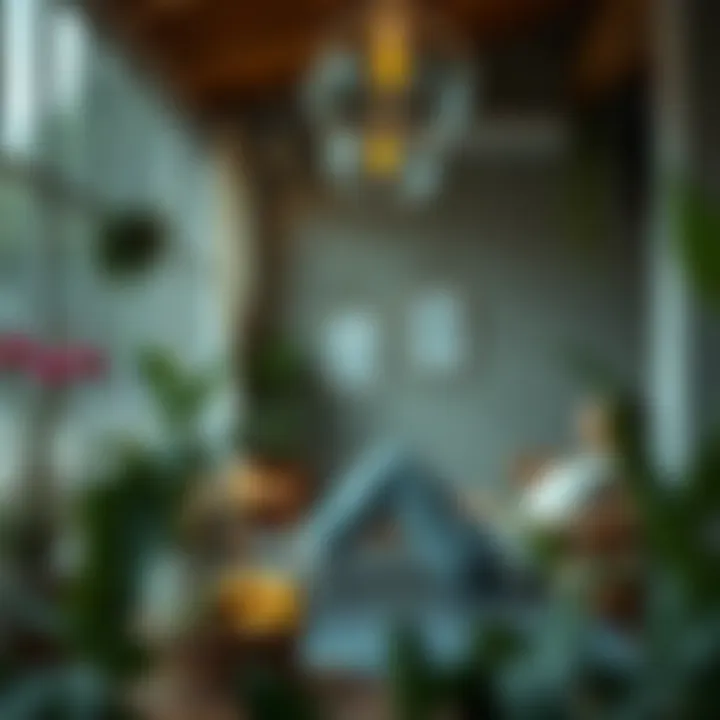 A serene environment promoting relaxation and healthy eating habits