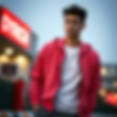 Casual outfit with a sweat jacket