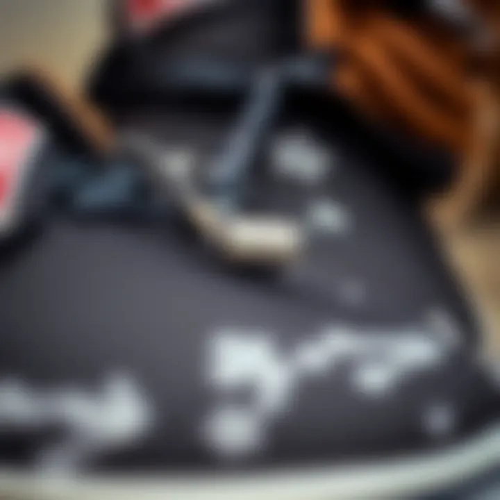 Durable Materials in Vans Winter Shoes Close-up of materials used in Vans winter shoes emphasizing durability and comfort.