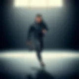 Dynamic athlete showcasing modern sport apparel